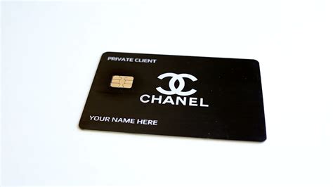 chanel credit card